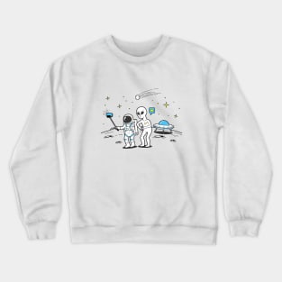 Take a Selfie With Alien Crewneck Sweatshirt